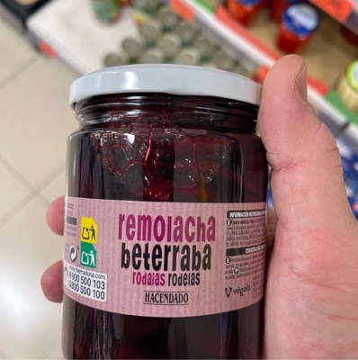 Remolacha en rodajas Remolacha en rodajas