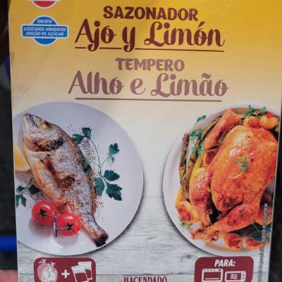 Sazonador para pollo al ajo y limón Sazonador para pollo al ajo y limón