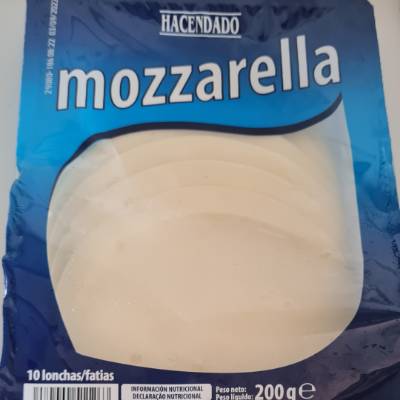 Queso mozzarella en lonchas Queso mozzarella en lonchas