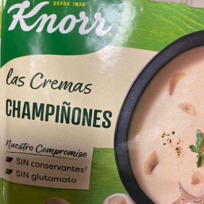 Crema de champiñones Crema de champiñones