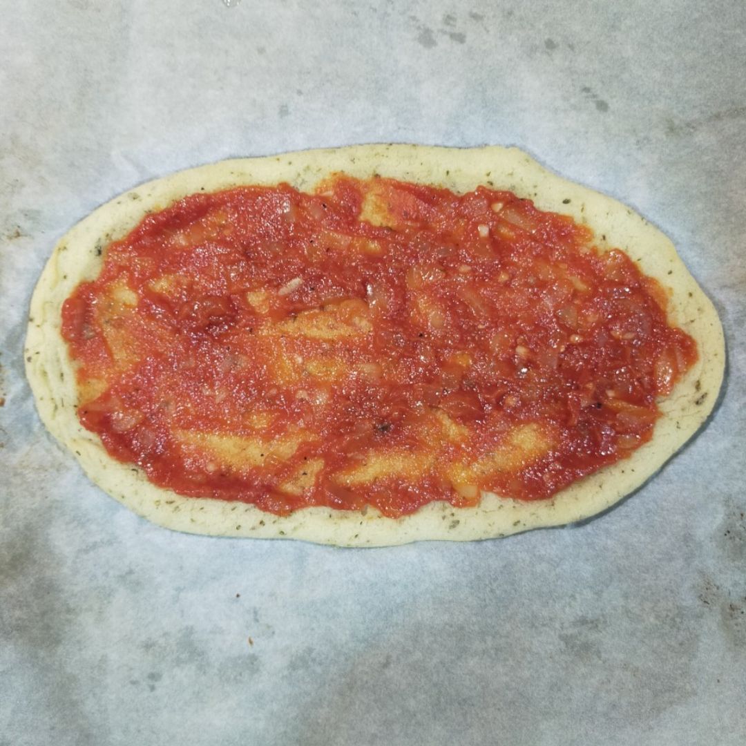 Arepizza (pizza con masa de arepa) 🍕 Paso 5 Arepizza (pizza con masa de arepa) 🍕 Paso 5