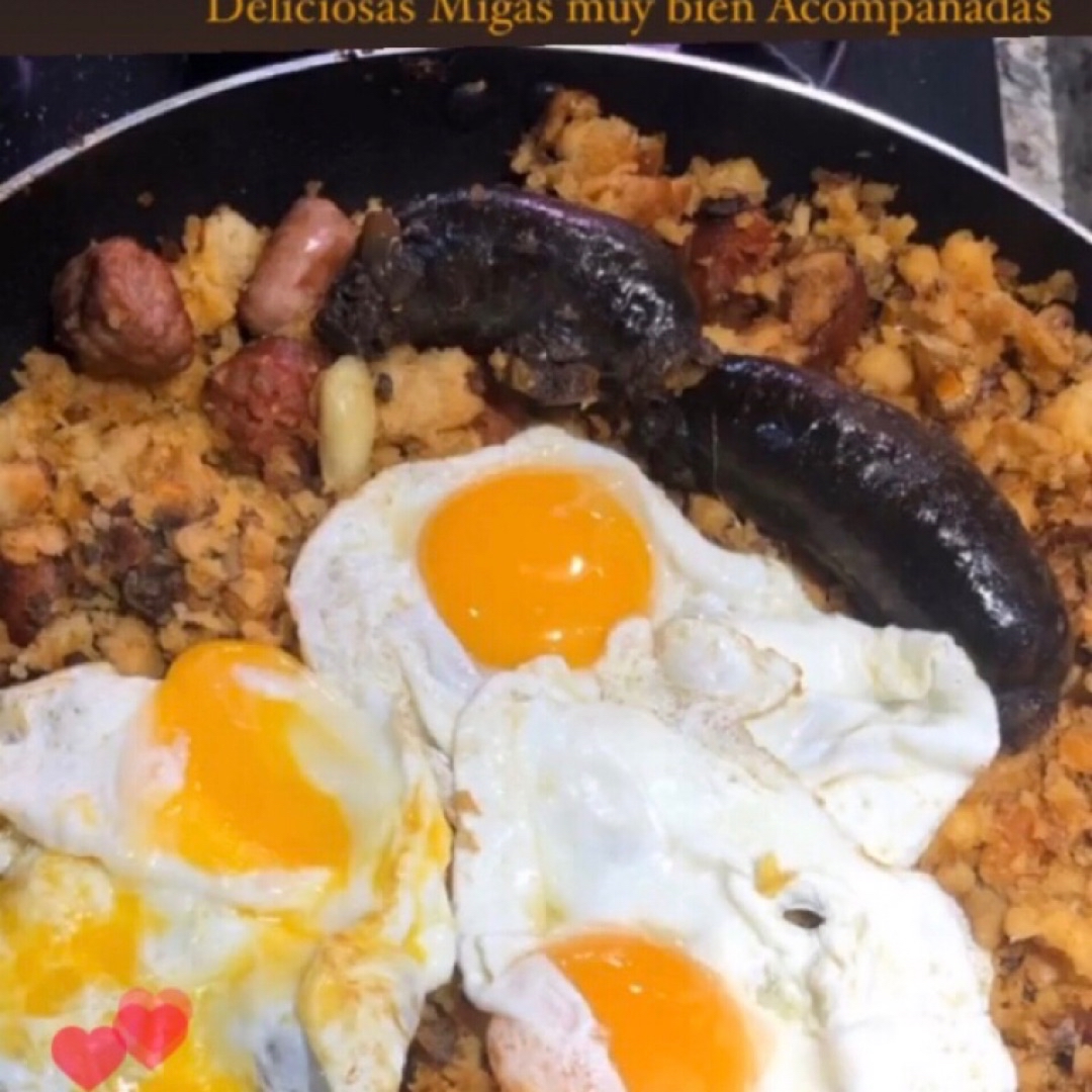 Migas muy bien acompañadas Paso 1 Migas muy bien acompañadas Paso 1