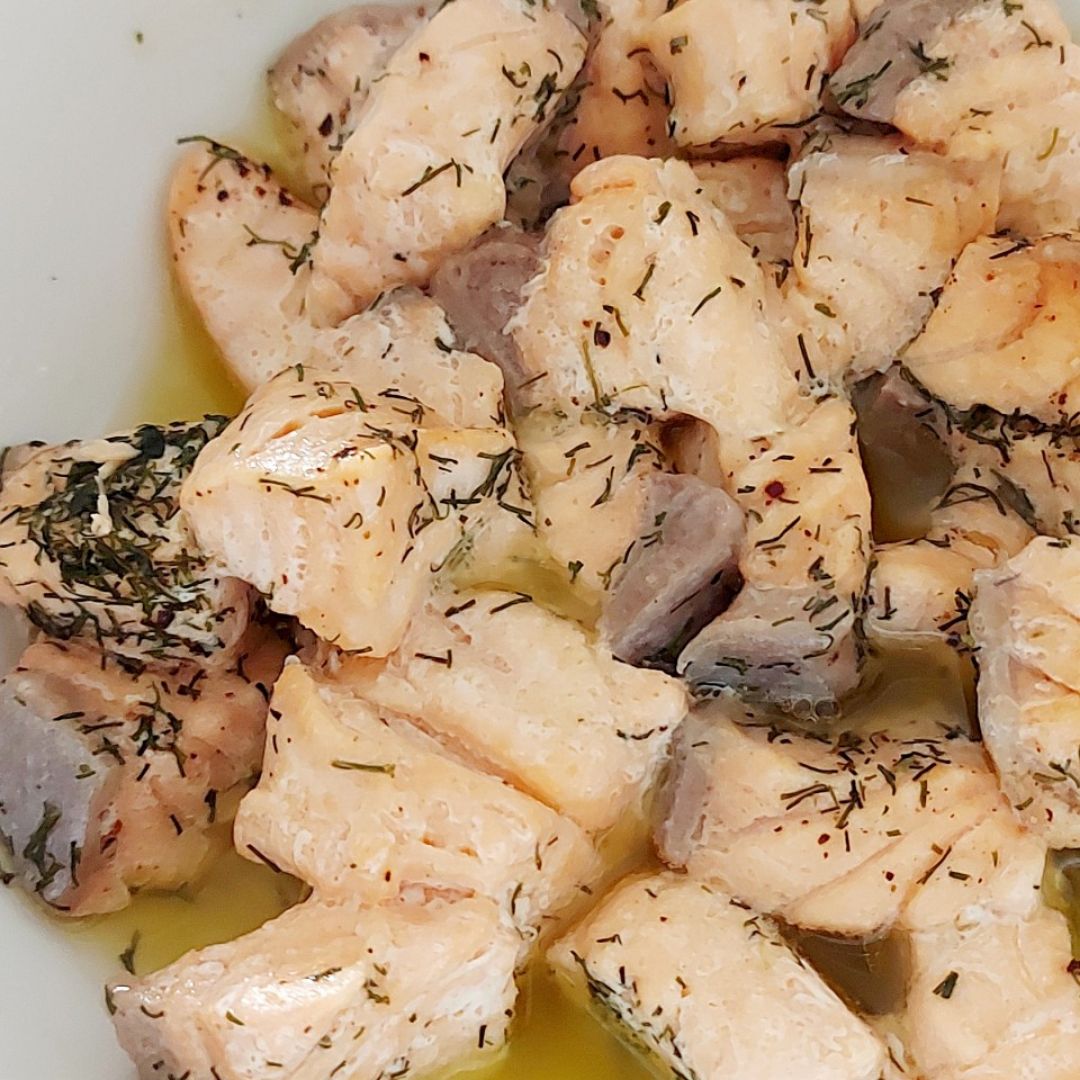 Salmón con portobellos y puerro en 10 minutos Paso 2 Salmón con portobellos y puerro en 10 minutos Paso 2