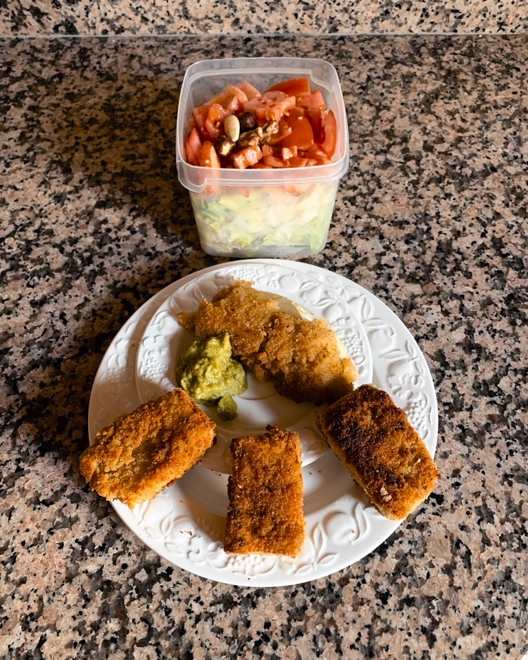 nuggets / filetes empanados de tofu | veganos nuggets / filetes empanados de tofu | veganos