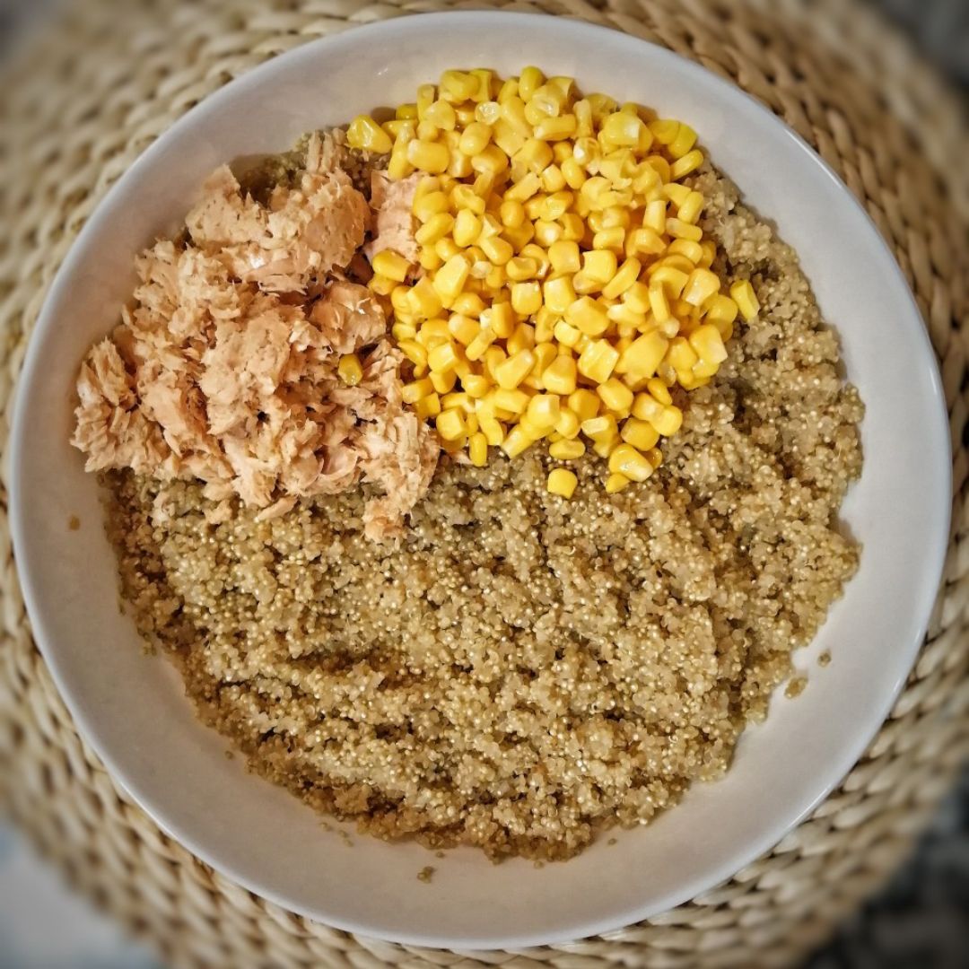 Ensalada de quinoa Paso 1 Ensalada de quinoa Paso 1