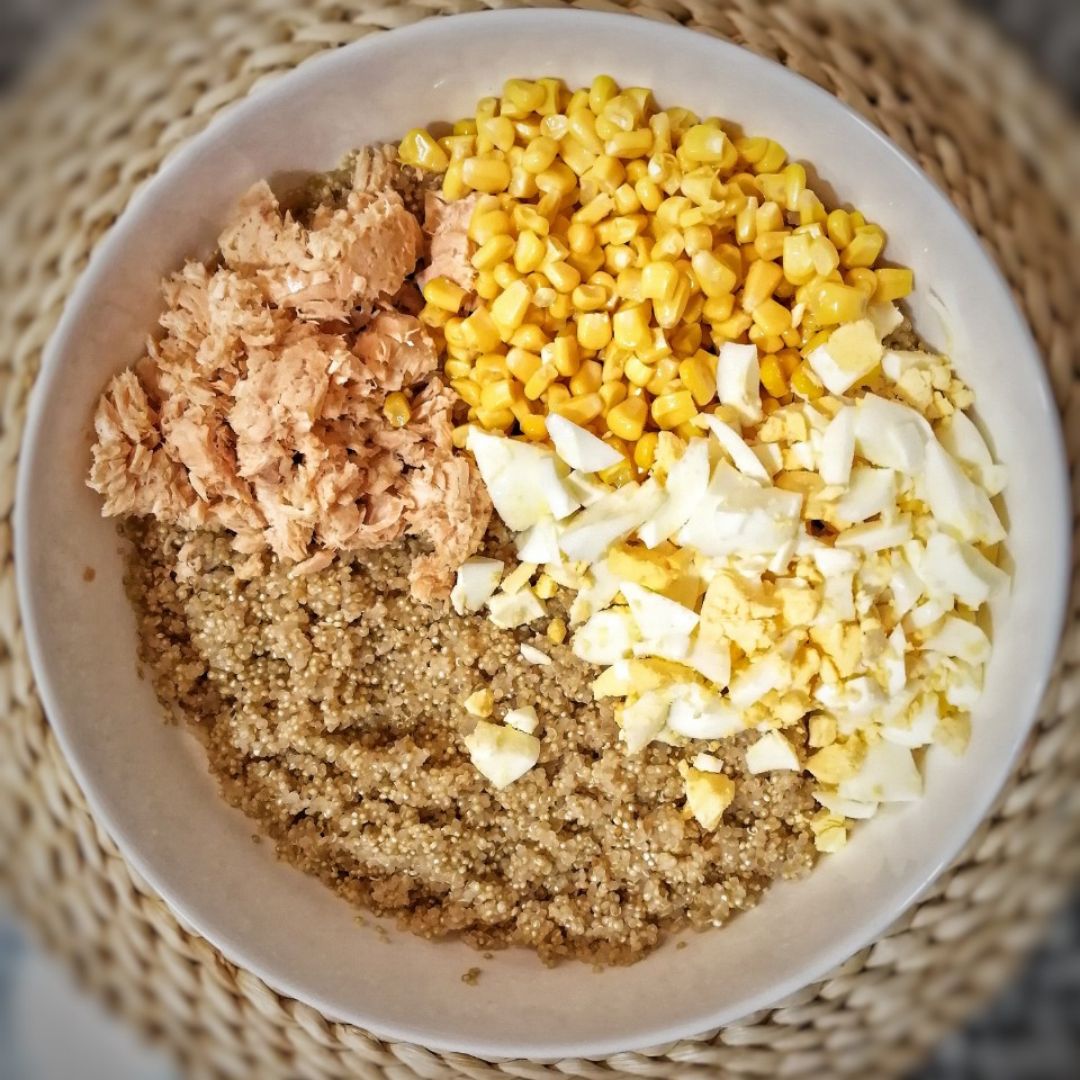 Ensalada de quinoa Paso 1 Ensalada de quinoa Paso 1