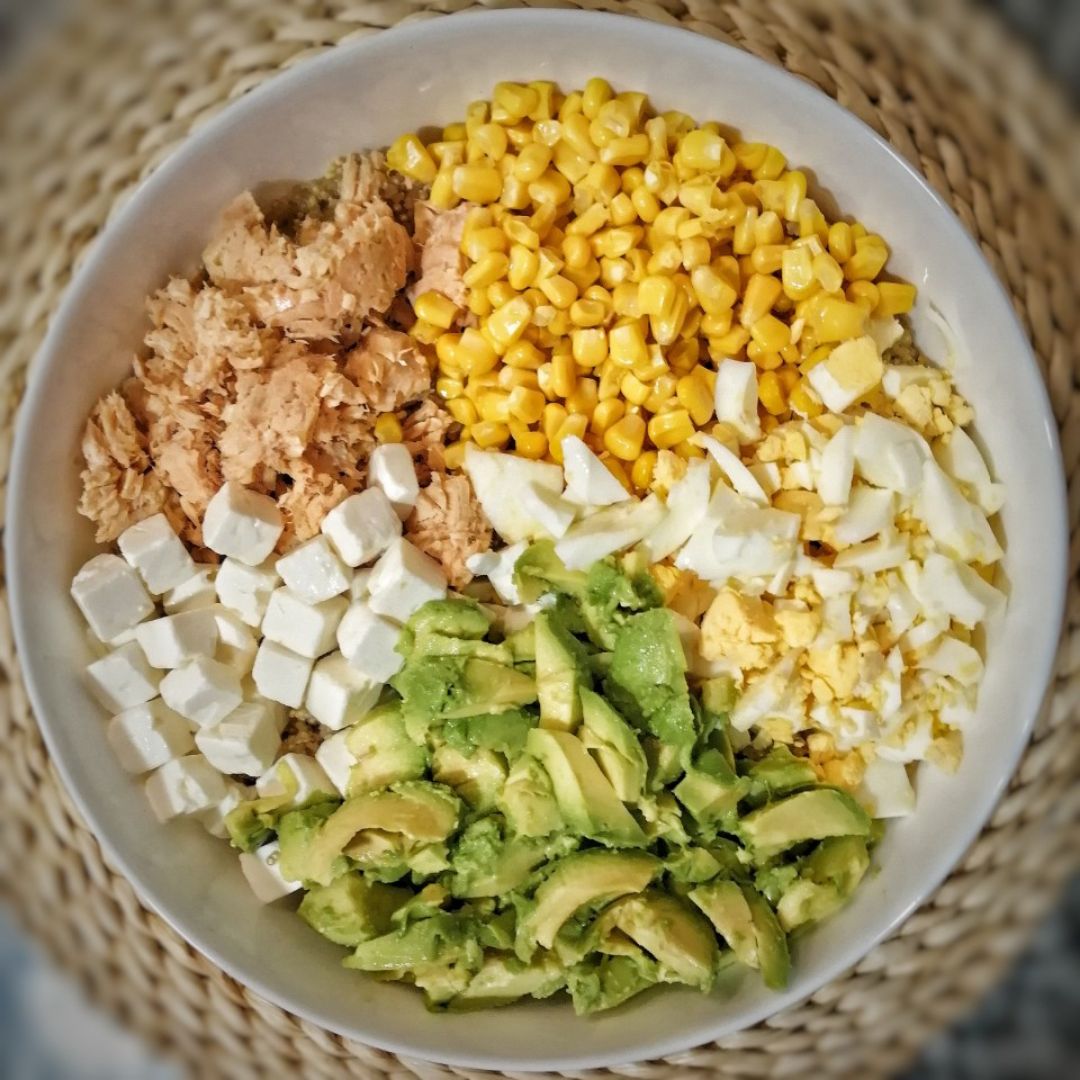 Ensalada de quinoa Paso 1 Ensalada de quinoa Paso 1