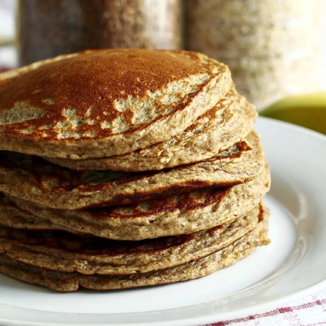 Tortitas de avena y plátano