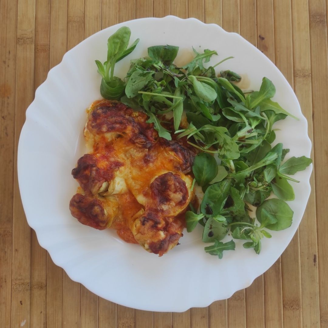 Canelones de calabacín (keto) Canelones de calabacín (keto)