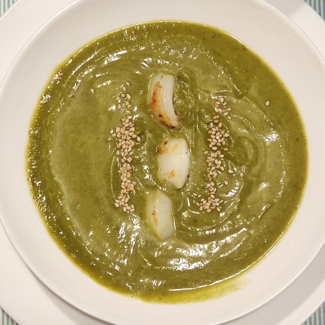 Crema de calabacín e hinojo Crema de calabacín e hinojo