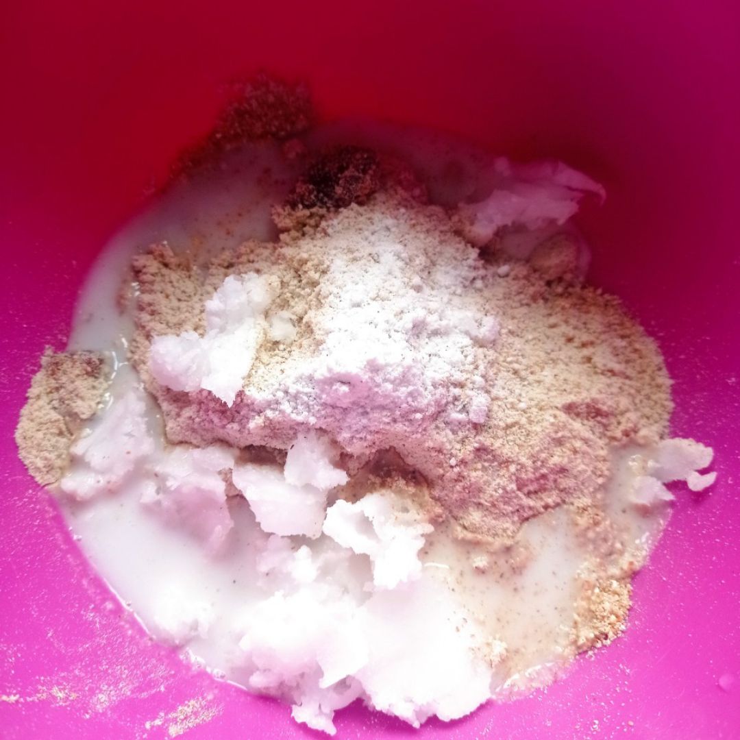 Cheesecake cebra 🦓 de mango 🥭 y coco 🥥 Paso 0 Cheesecake cebra 🦓 de mango 🥭 y coco 🥥 Paso 0