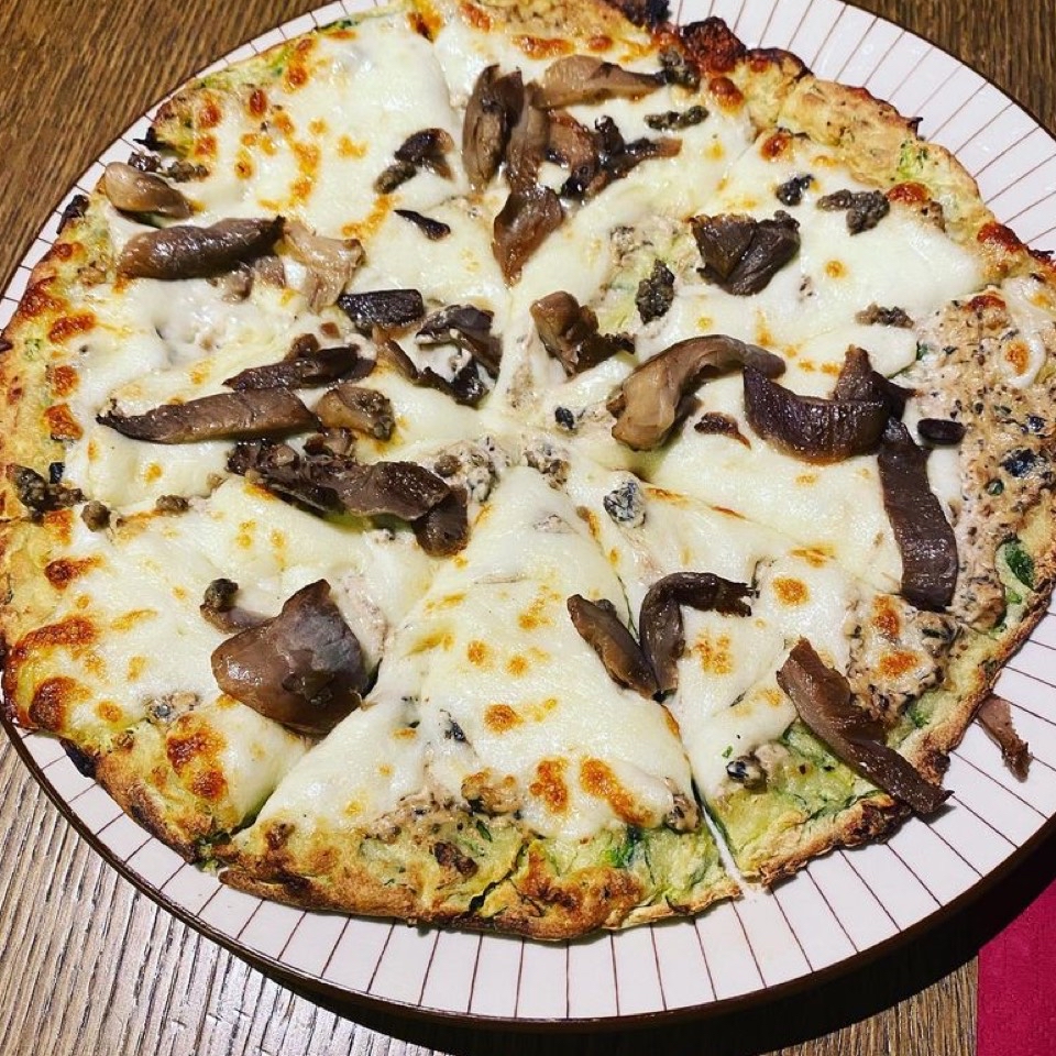 Pizza de calabacín Pizza de calabacín
