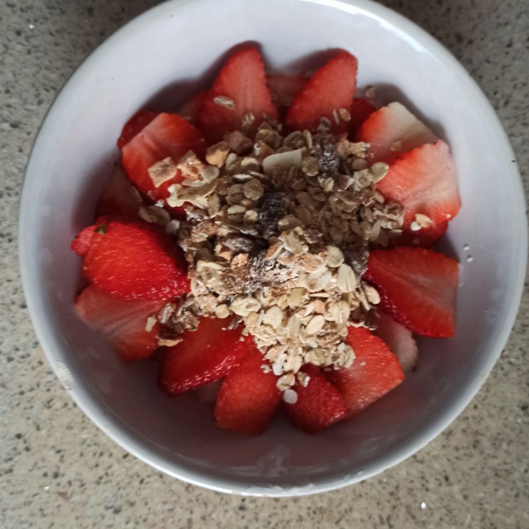 Supebowl kefir, avena y fruta
