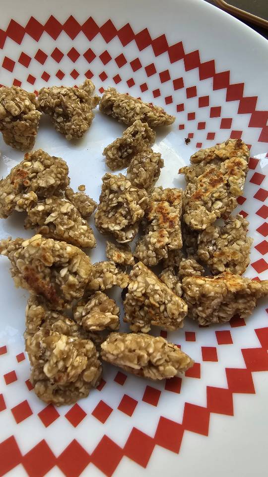 cereales de avena y platano