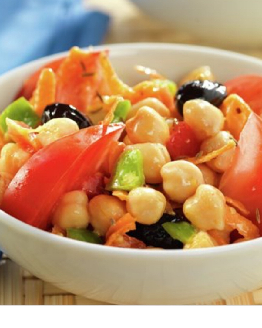 Ensalada fresca de garbanzos Ensalada fresca de garbanzos