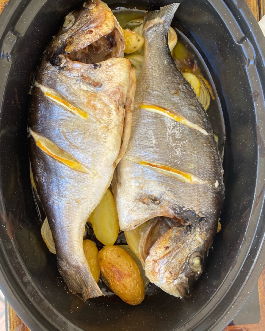 Dorada al horno Dorada al horno