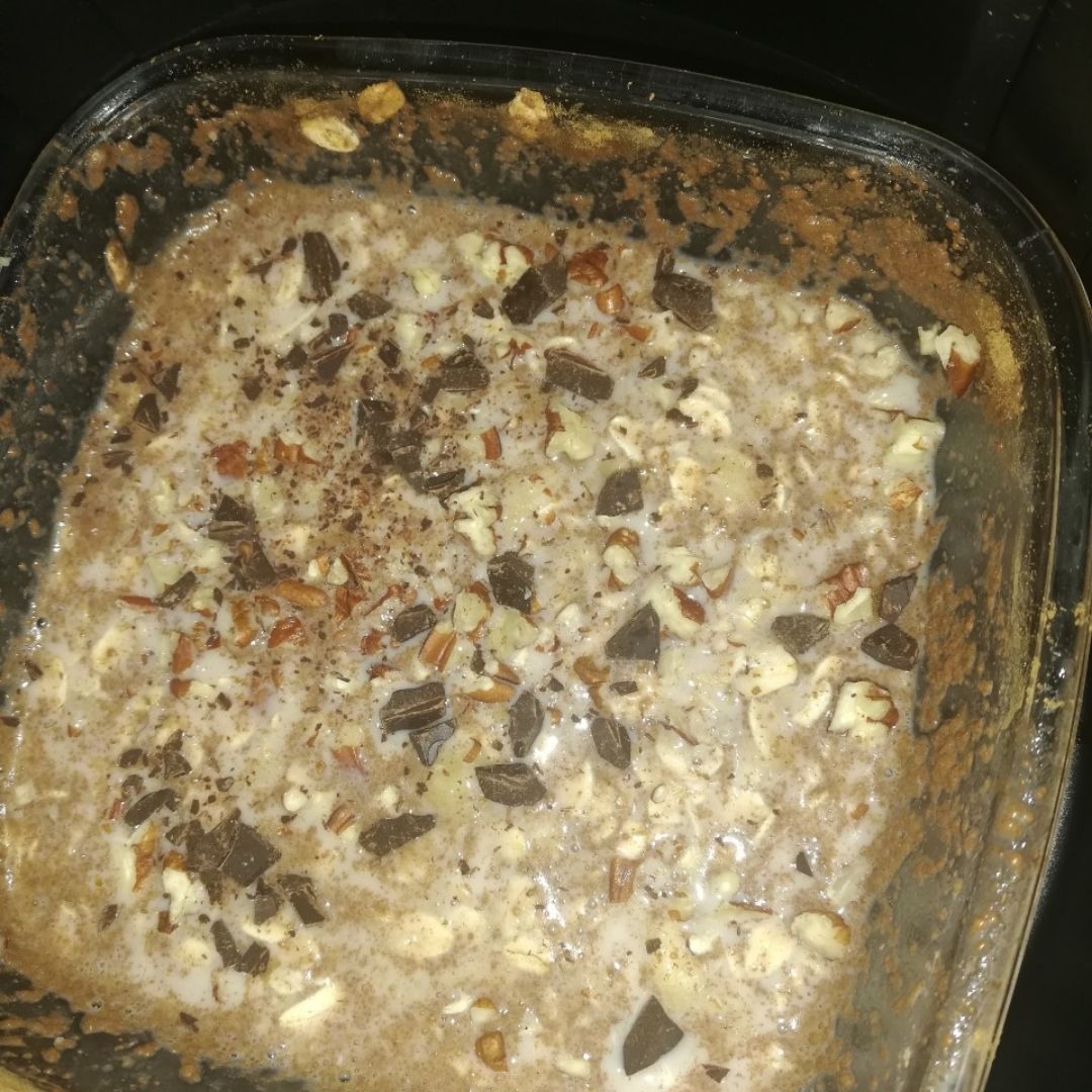 Baked Oats de plátano Paso 0 Baked Oats de plátano Paso 0
