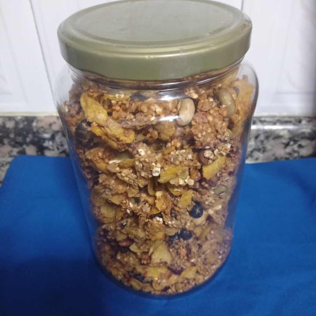 Granola con sabor a manzana 🍎 y almendra 😍😍 Granola con sabor a manzana 🍎 y almendra 😍😍
