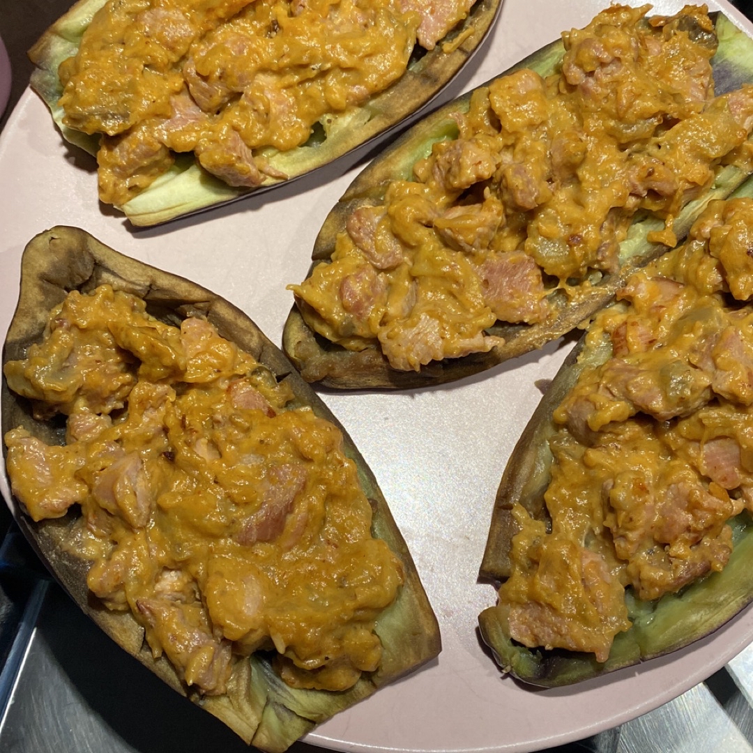 Berenjenas rellenas Berenjenas rellenas