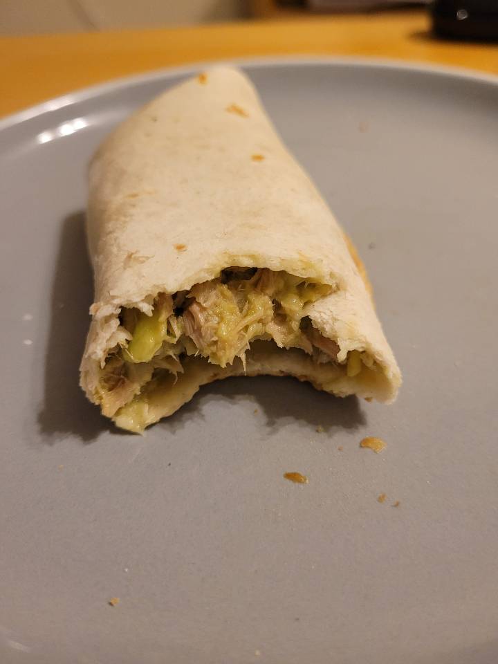 Fajita de atún y aguacate Fajita de atún y aguacate
