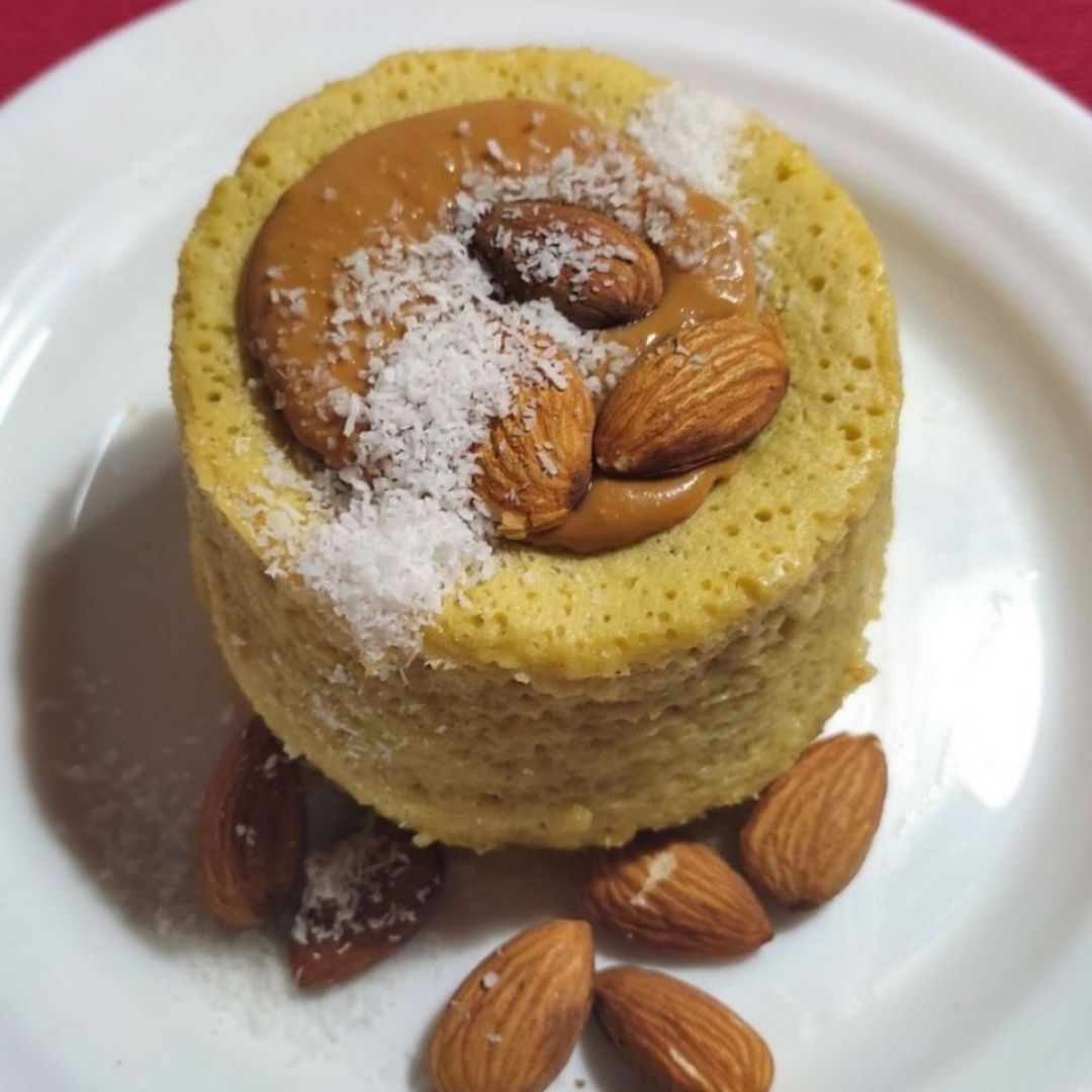 Bizcochito de plátano y almendra