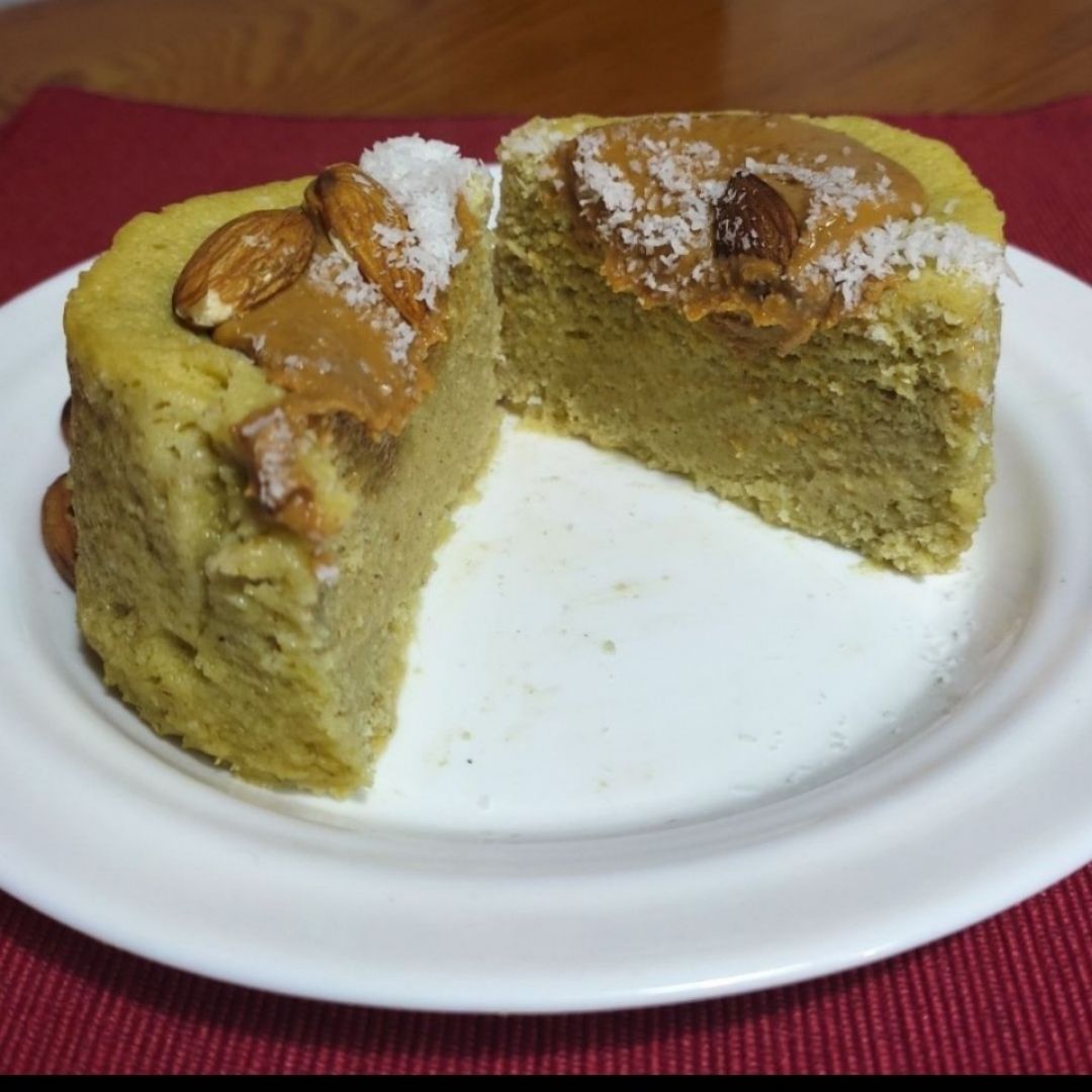 Bizcochito de plátano y almendra Paso 6