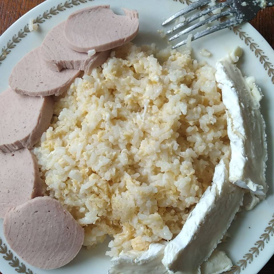 Arroz con huevo Arroz con huevo