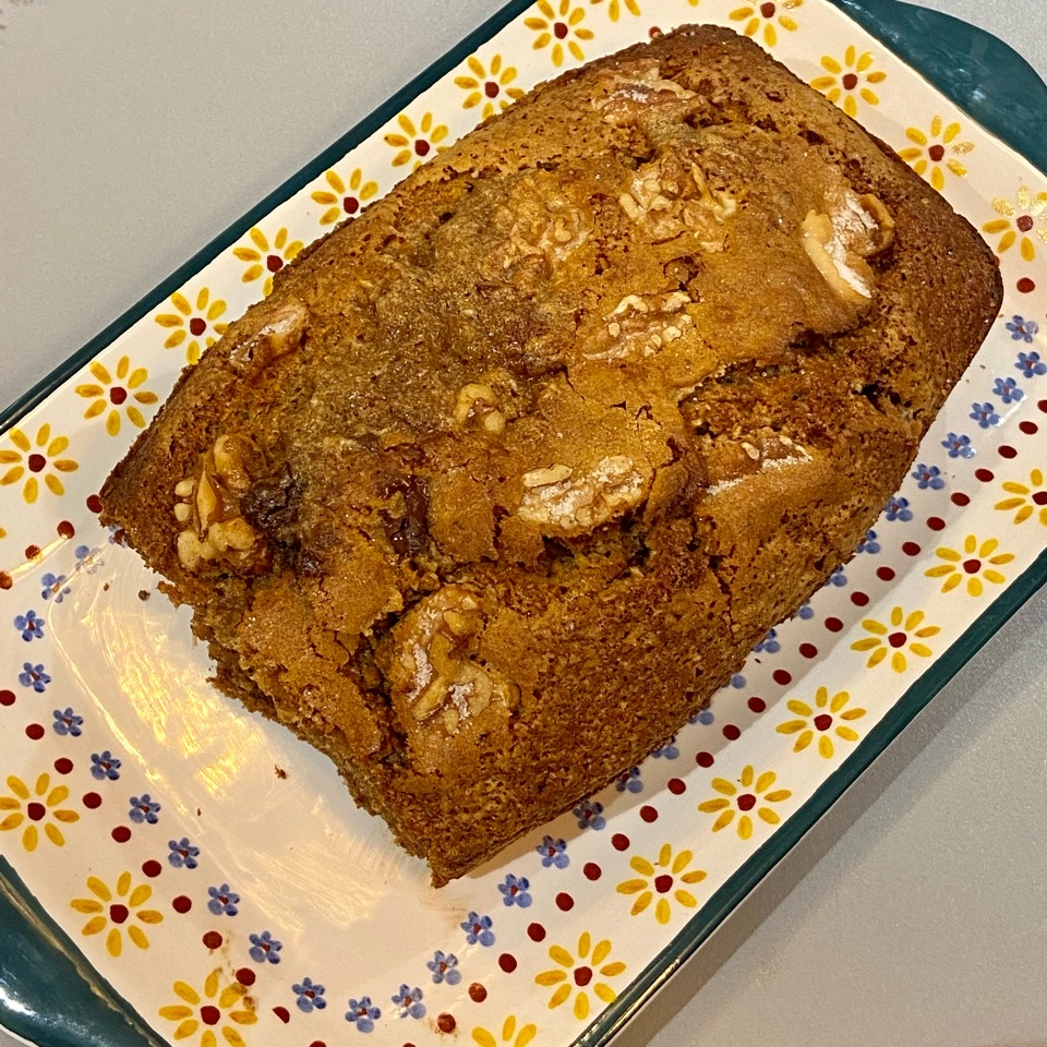 Bizcocho integral de banana y coco
