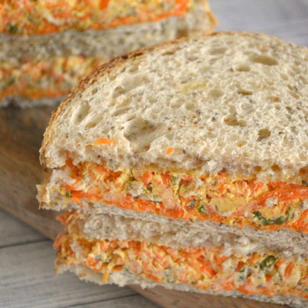 Sándwich de zanahoria 