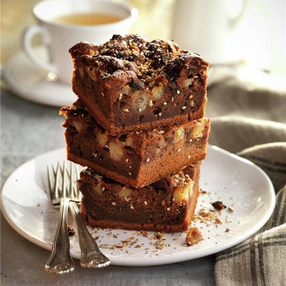 Brownie de plátano. Brownie de plátano.