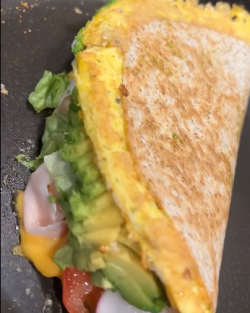 Wrap integral de tortilla Paso 6 Wrap integral de tortilla Paso 6