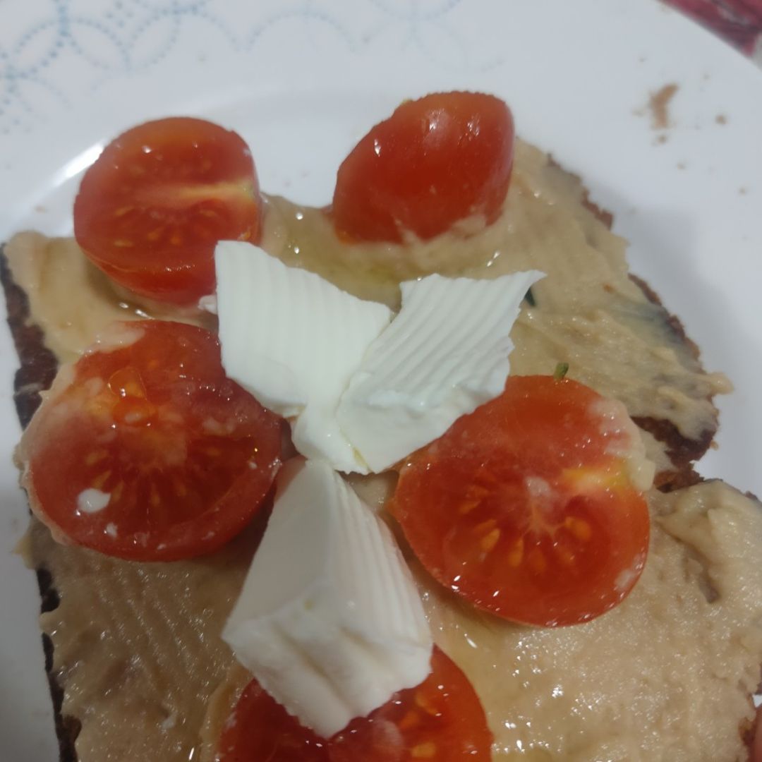 Tostadas de hummus sin Gluten Tostadas de hummus sin Gluten