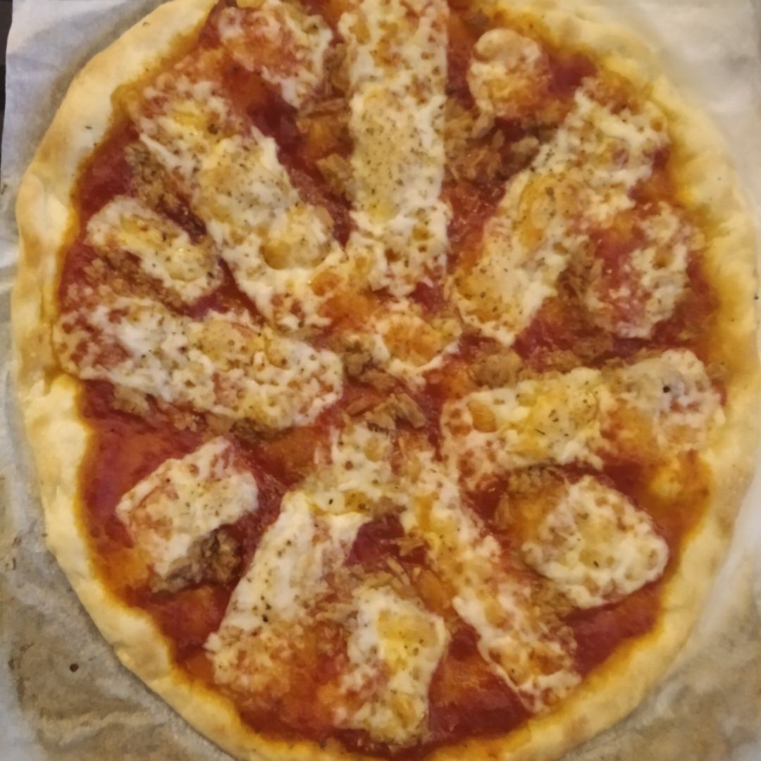Pizza vegetariana para toda la familia