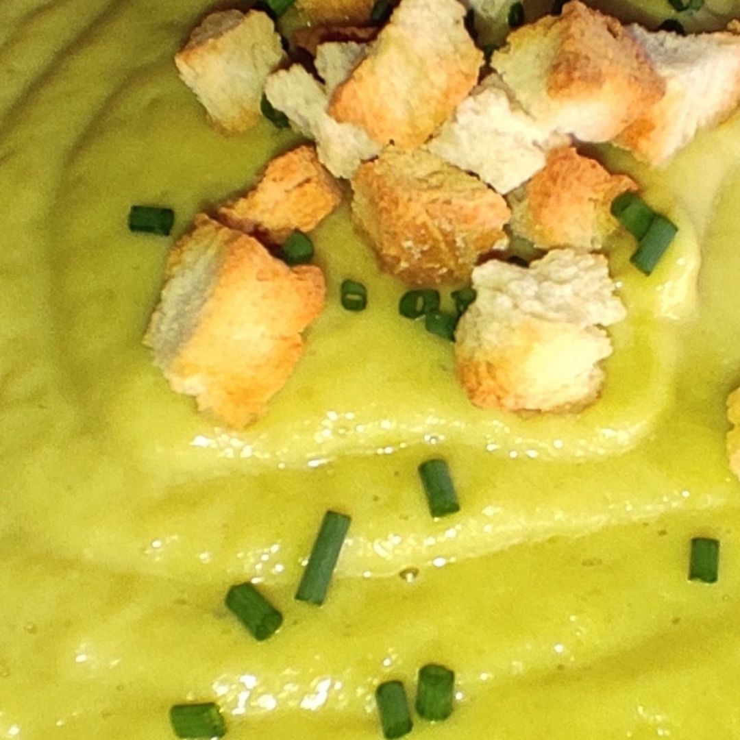 Crema / puré de calabacín 🥣 Paso 4 Crema / puré de calabacín 🥣 Paso 4