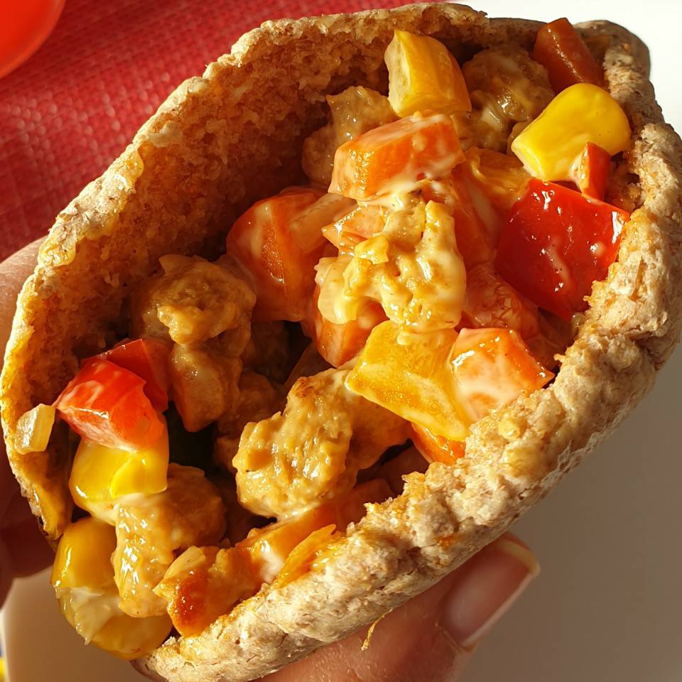 Pan de pita a mi manera