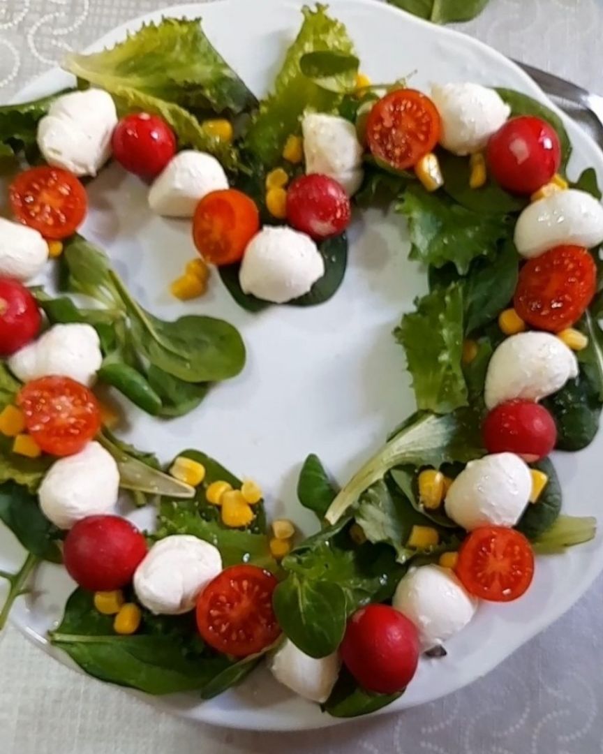 Corazón Caprese 🥗❤ Paso 0