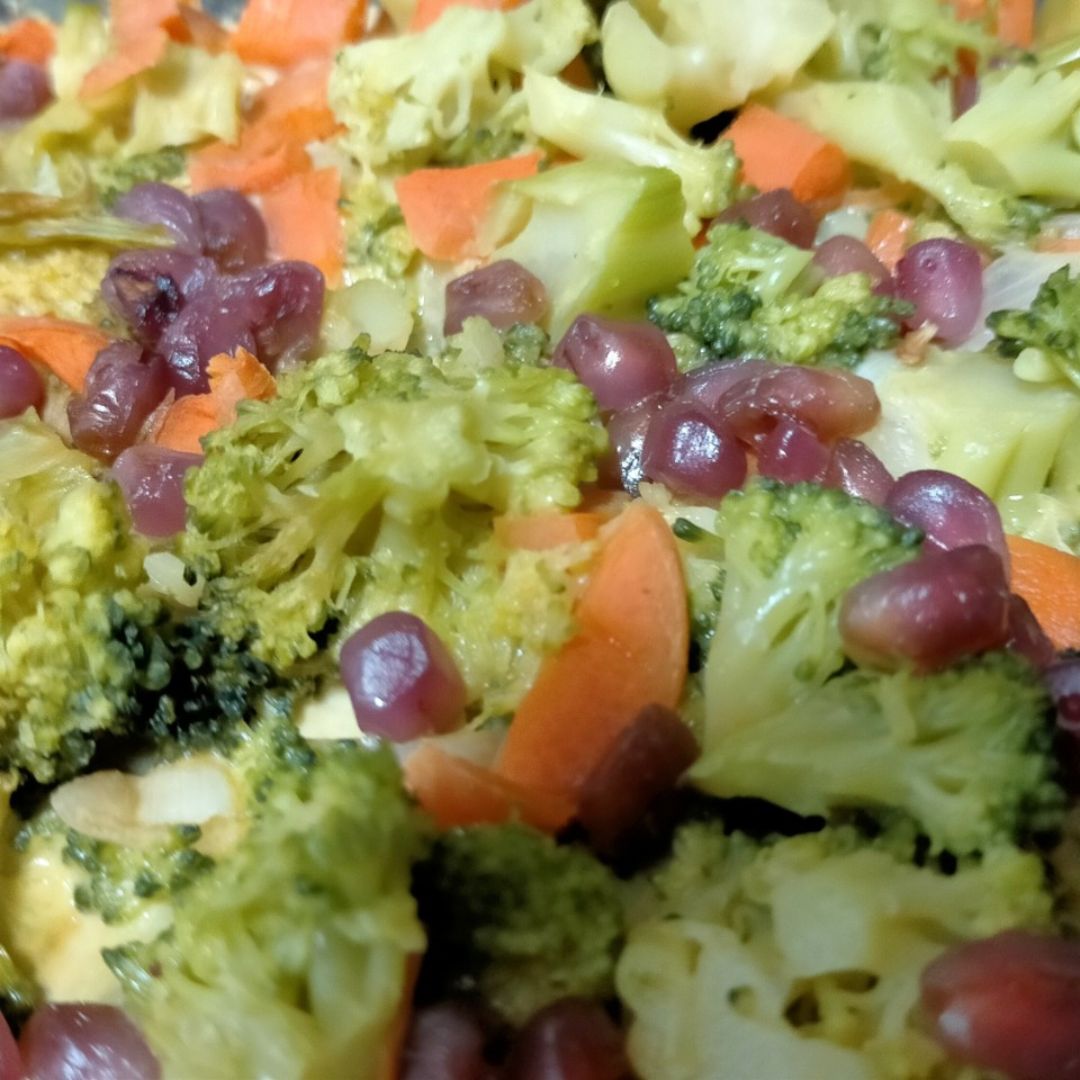 Pastel de verduras y granada Paso 4 Pastel de verduras y granada Paso 4