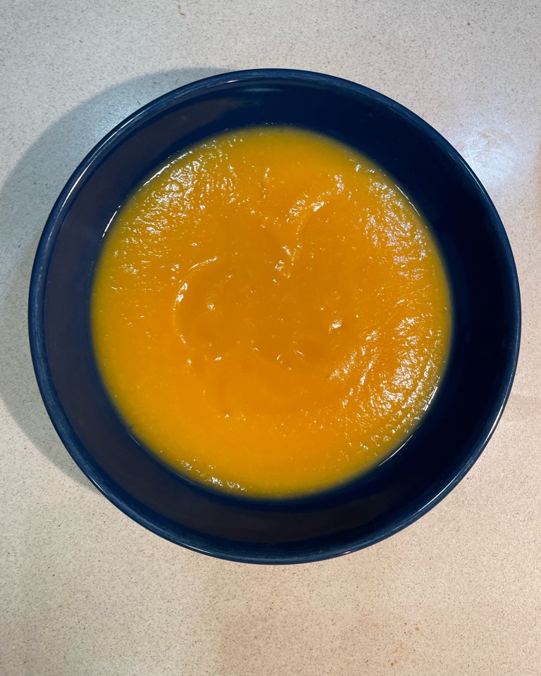 Crema calabaza y manzana Crema calabaza y manzana
