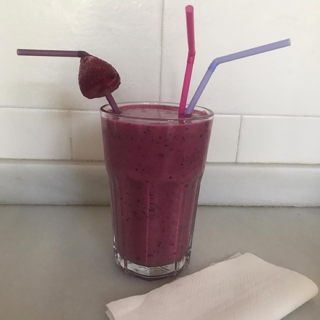 Smoothie de frutos rojos😋