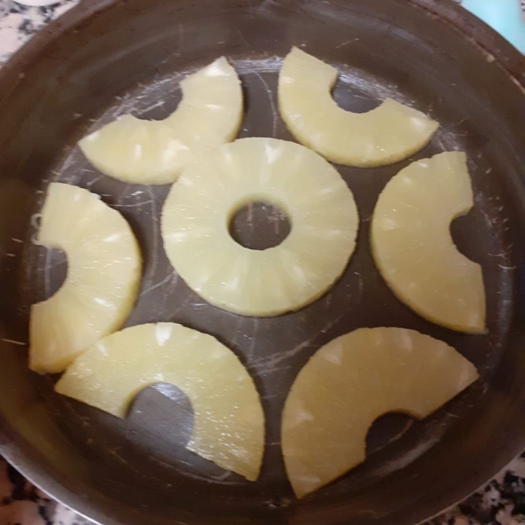 Pastel de piña sin gluten Paso 0