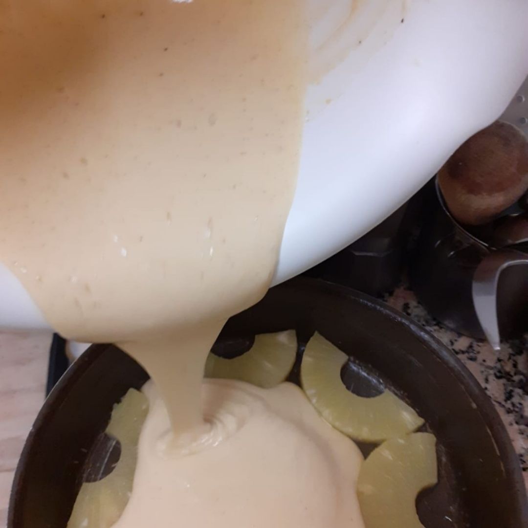 Pastel de piña sin gluten Paso 7