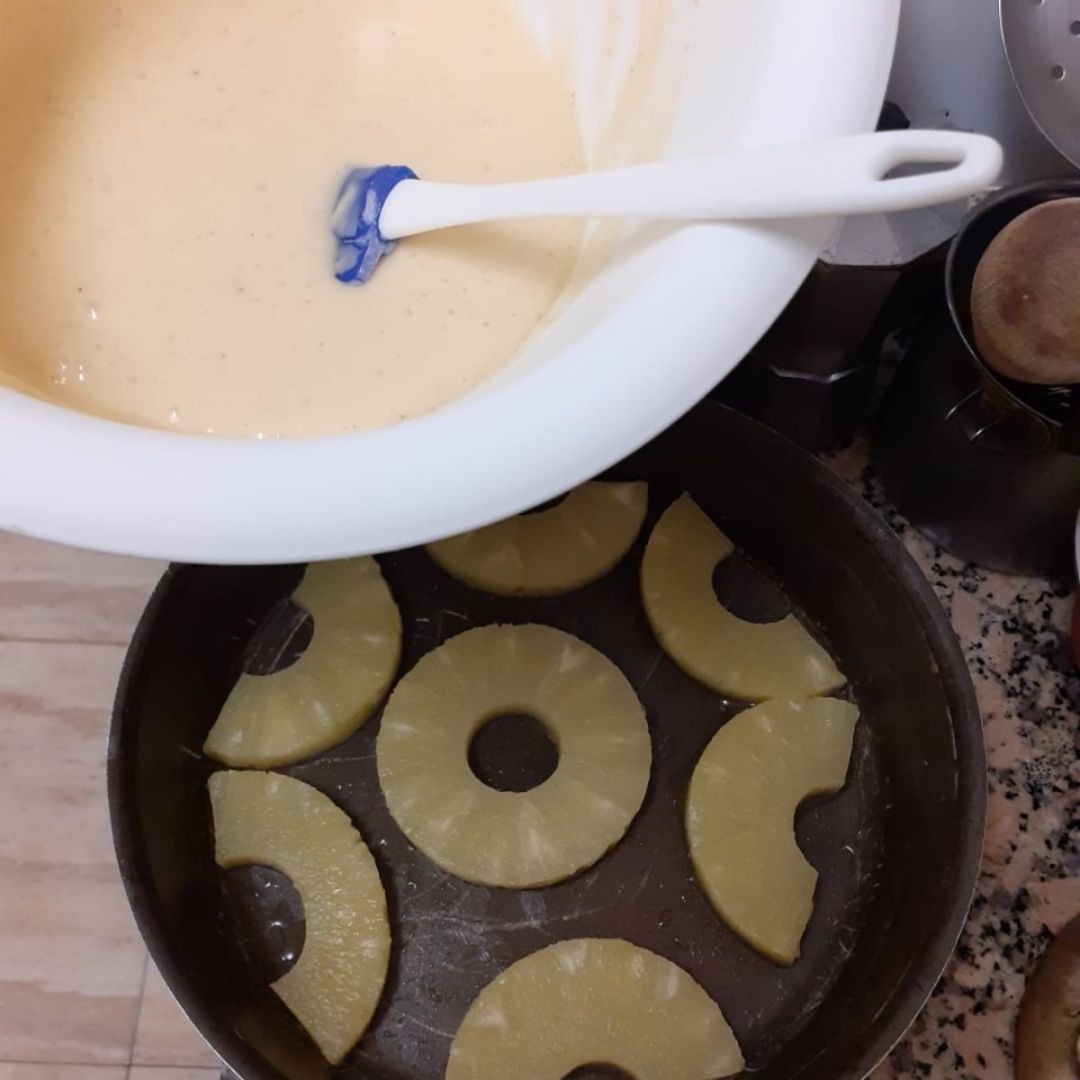 Pastel de piña sin gluten Paso 7