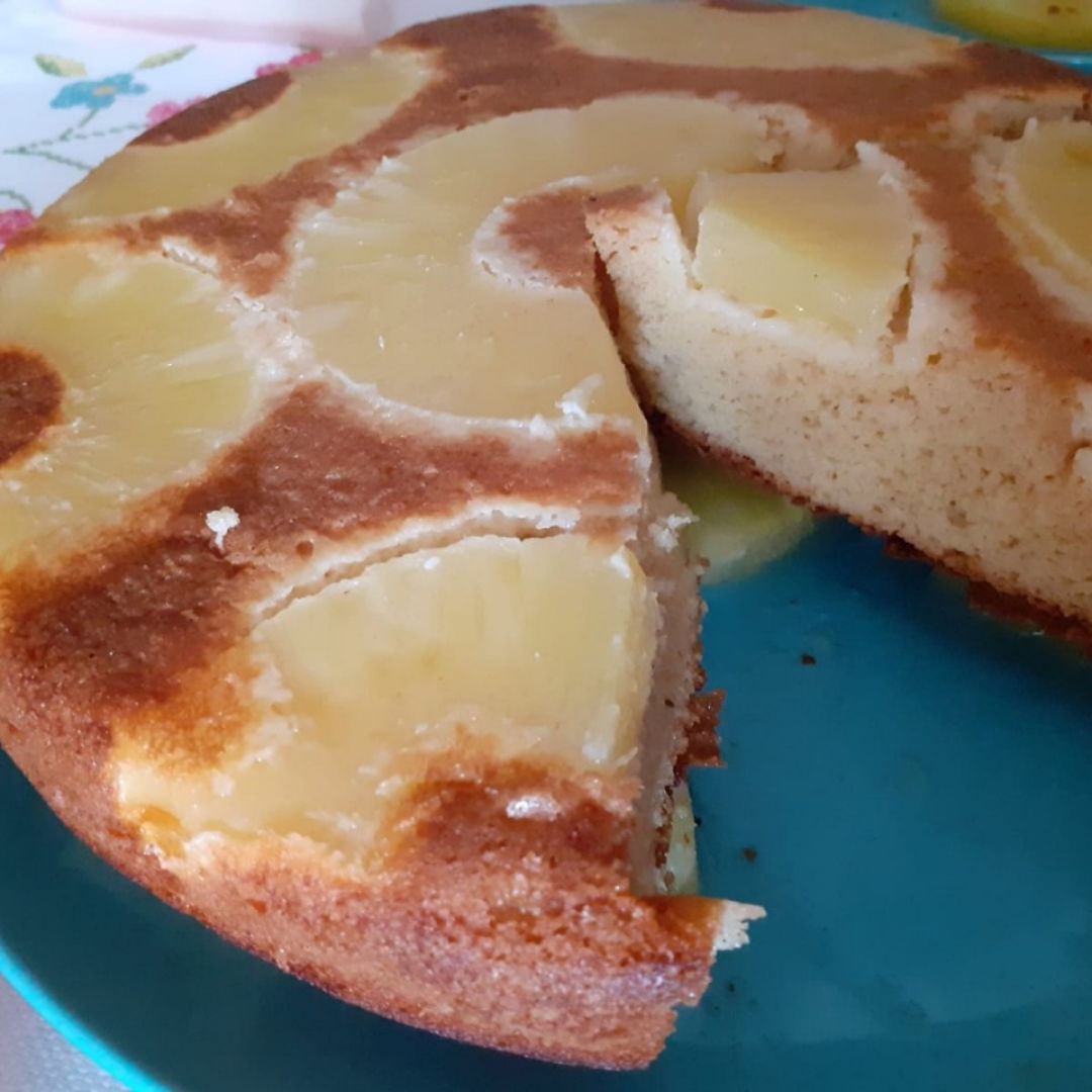 Pastel de piña sin gluten Paso 9