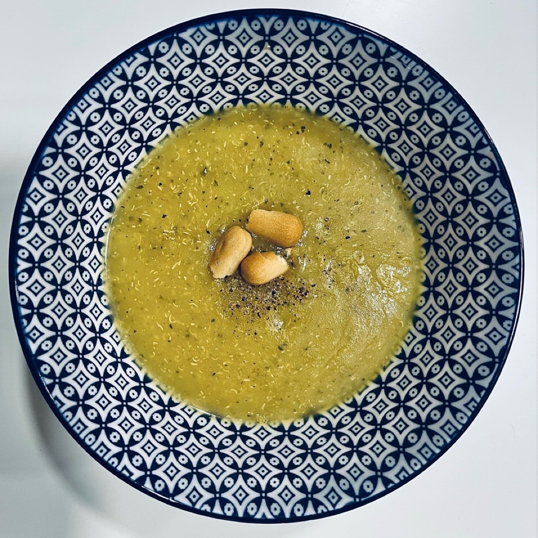 Crema de calabacín y quinoa Crema de calabacín y quinoa