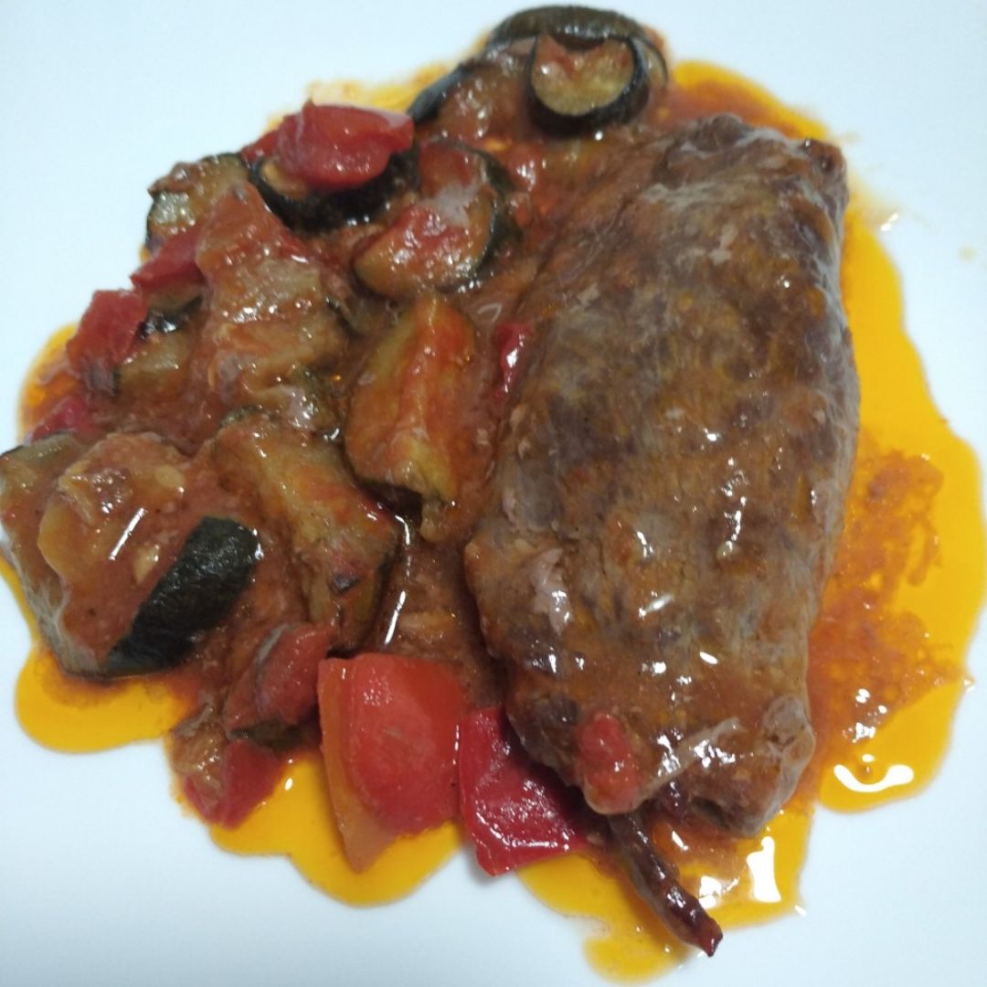 Filetes rellenos de plátano y carne Paso 3 Filetes rellenos de plátano y carne Paso 3