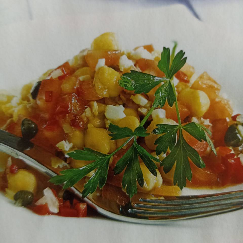 Garbanzos con tomate 