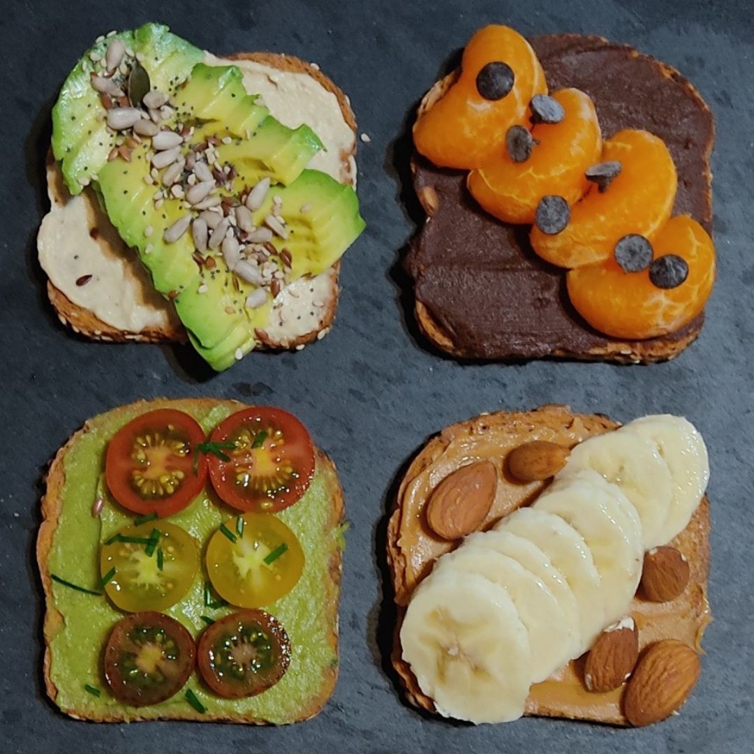 Mini tostaditas 🥑🍫🍅🍌🍊 Paso 0 Mini tostaditas 🥑🍫🍅🍌🍊 Paso 0