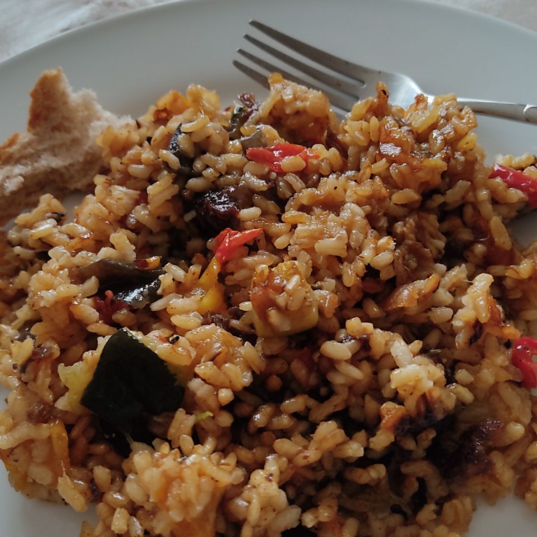 Arroz con verduras Arroz con verduras