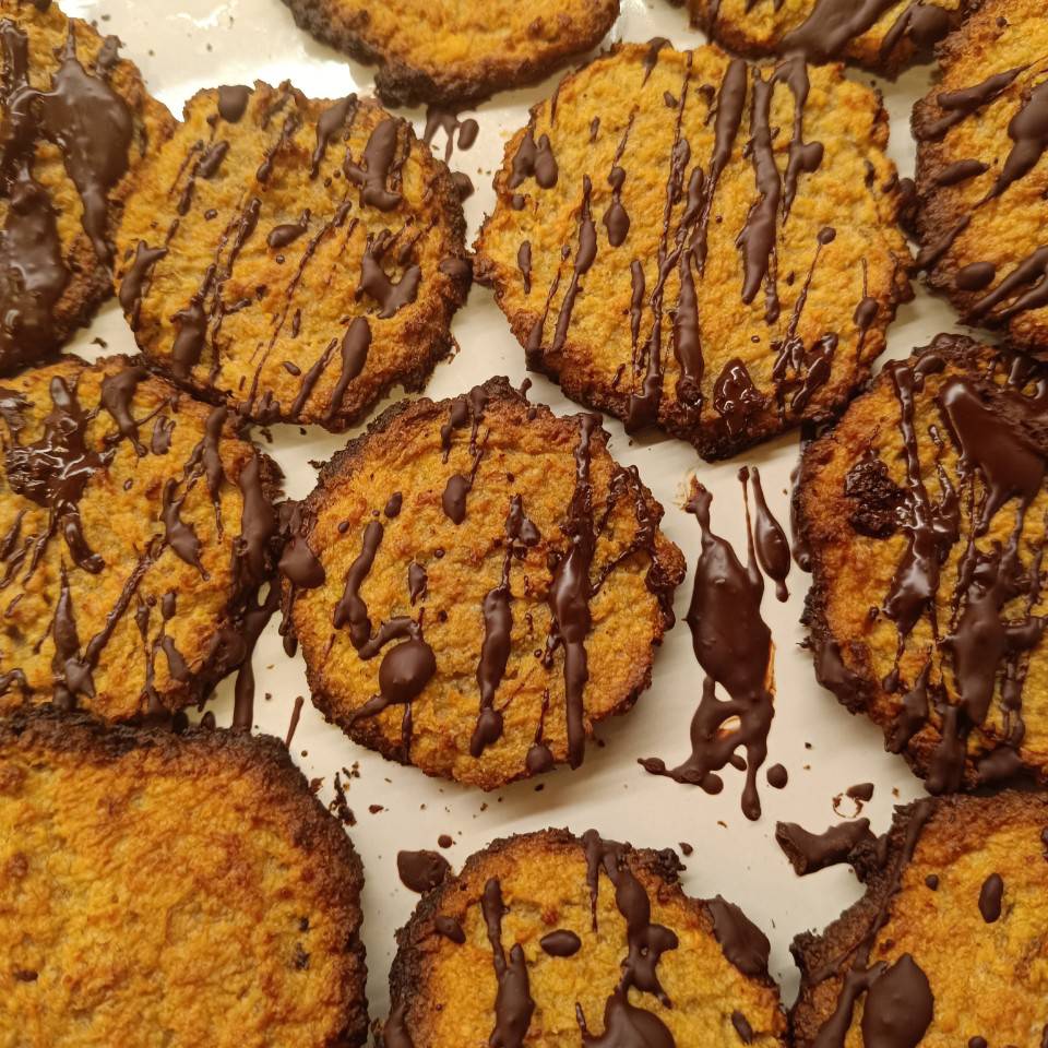 Galletas de plátano veganas