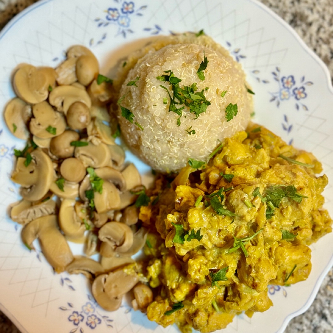 Pollo al curry  Paso 4
